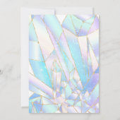 BLUMENWEISSE ROSE EINLADUNG (Rückseite)