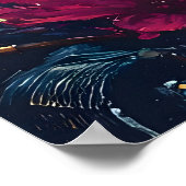 Blumenwelder-Abstrakte Schweißkunst Poster (Ecke)