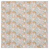 Blumenwelpen Stoff (Muster)