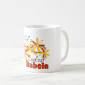Blumenwelt der coolsten Babcia Kaffeetasse (VorderseiteRechts)