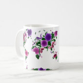BlumenWeltkarte Kaffeetasse (Vorderseite Links)