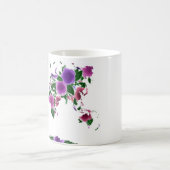 BlumenWeltkarte Kaffeetasse (Mittel)