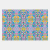 Blumenwerbepapier Geschenkpapier Set (Vorderseite 2)