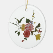 Blumenwerk Japanische Blume Keramik Ornament (Links)
