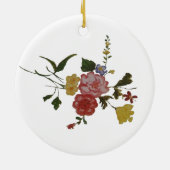 Blumenwerk Japanische Blume Keramik Ornament (Hinten)