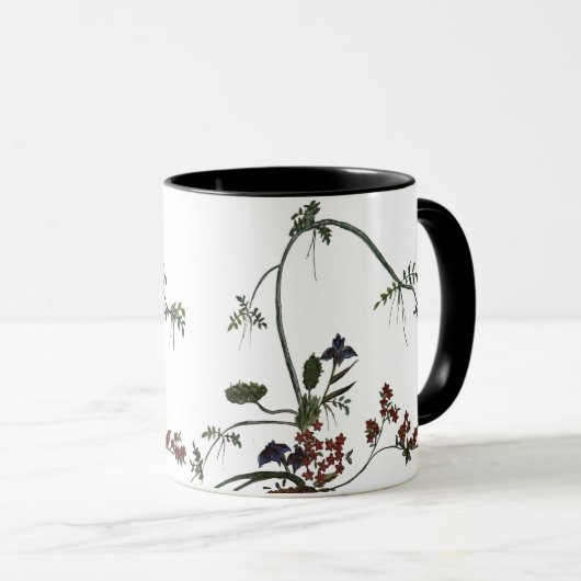 Blumenwerk japanische Blume Tasse (VorderseiteRechts)