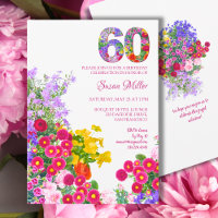 Blumenwettbewerb 60. Geburtstag - Gartenfeier Desi