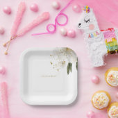 Blumenwetterhochzeit Pappteller (Party)