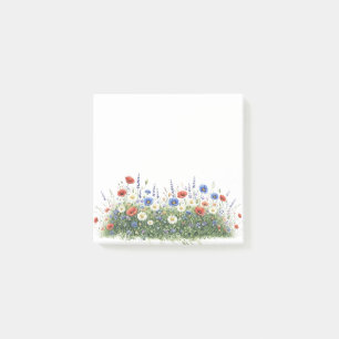 Blumenwiese Botanischer Garten Blumen Post-it Klebezettel