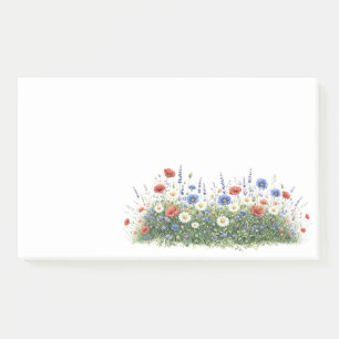 Blumenwiese Botanischer Garten Blumen Post-it Klebezettel