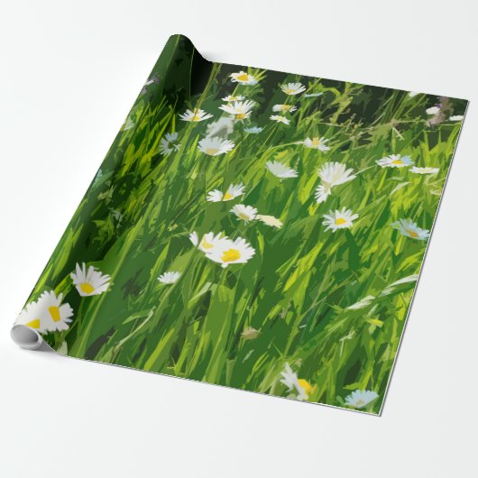 Blumenwiese Geschenkpapier (Ungerollt)