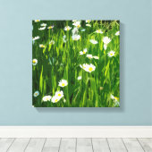 Blumenwiese Leinwanddruck (Insitu (Holzboden))