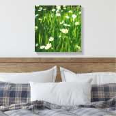Blumenwiese Leinwanddruck (Insitu (Schlafzimmer))