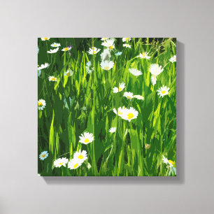 Blumenwiese Leinwanddruck