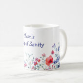 Blumenwiese Muttertags-Wahnsinn Kaffeetasse (VorderseiteRechts)