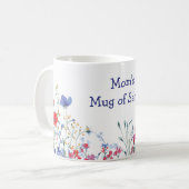 Blumenwiese Muttertags-Wahnsinn Kaffeetasse (Vorderseite Links)