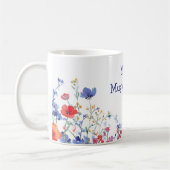 Blumenwiese Muttertags-Wahnsinn Kaffeetasse (Links)