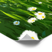 Blumenwiese Poster (Ecke)