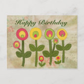 Blumenwiese Postkarte (Vorderseite)