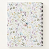 Blumenwiesen im Frühling Notizblock (Rückseite)