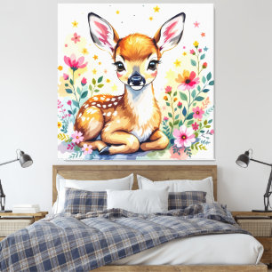 Blumenwild Leinwanddruck