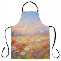 Blumenwind - Pastell-Malstil-Kunst