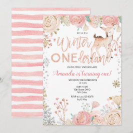 Blumenwinter ONEderland Einladung