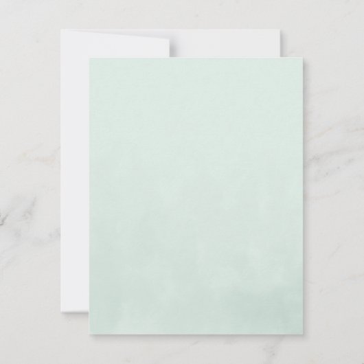 Blumenwinterkranz Weihnachtsbeeren Mitteilungskarte (Rückseite)