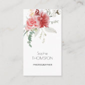 Blumenwinters-Blume Visitenkarte (Vorderseite)