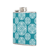 Blumenwinterschneeflocke Flachmann (Links)