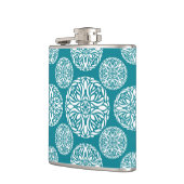 Blumenwinterschneeflocke Flachmann (Links)