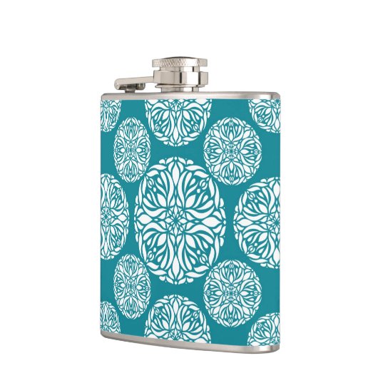 Blumenwinterschneeflocke Flachmann (Links)