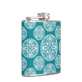 Blumenwinterschneeflocke Flachmann (Rechts)