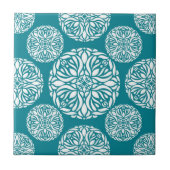 Blumenwinterschneeflocke Fliese (Vorderseite)