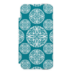 Blumenwinterschneeflocke Incipio Watson™ iPhone 5 Geldbörsen Hülle