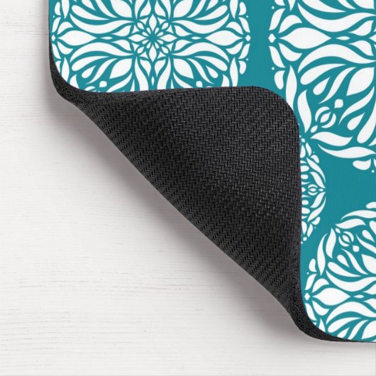 Blumenwinterschneeflocke Mousepad (Ecke)