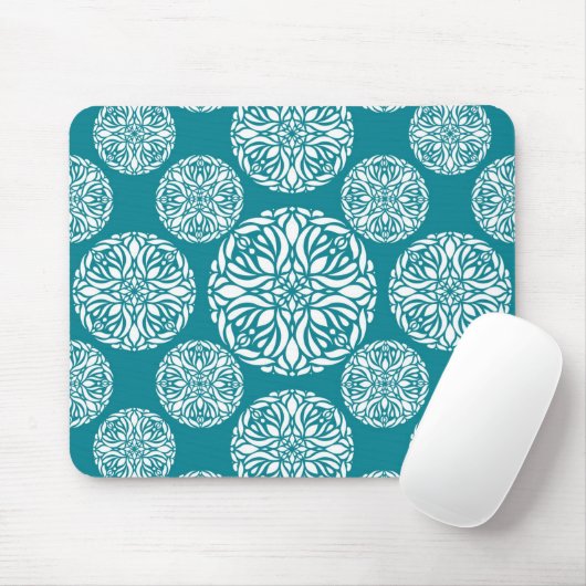Blumenwinterschneeflocke Mousepad (Mit Mouse)