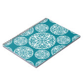 Blumenwinterschneeflocke Notizblock (Linke Seite)
