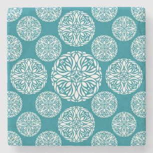 Blumenwinterschneeflocke Steinuntersetzer