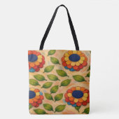 Blumenwirbel Tasche (Vorderseite)