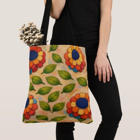 Blumenwirbel Tasche (Von Nahem)