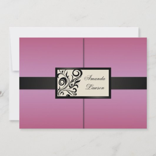 BlumenWirbels-Einladung Einladung (Vorderseite)