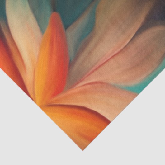 Blumenwirl Design DekoPage Kunstmalerei Seidenpapier (Ausschnitt)