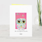 Blumenwünsche - Wohlergehen Karte (Rückseite)