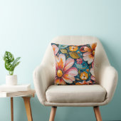 Blumenwurfpillow Kissen (Stuhl )