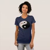 BlumenYin und Yang T-Shirt (Vorne ganz)