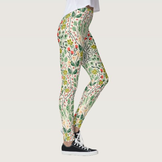 Blumenyoga-Leggings Leggings (Rechts)
