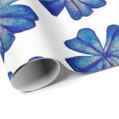 Blumenzapier Geschenkpapier (Rolleneckpunkt)