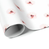Blumenzapier Geschenkpapier (Rolleneckpunkt)