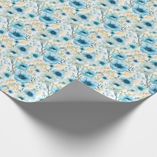 Blumenzapier Geschenkpapier (Ecke)